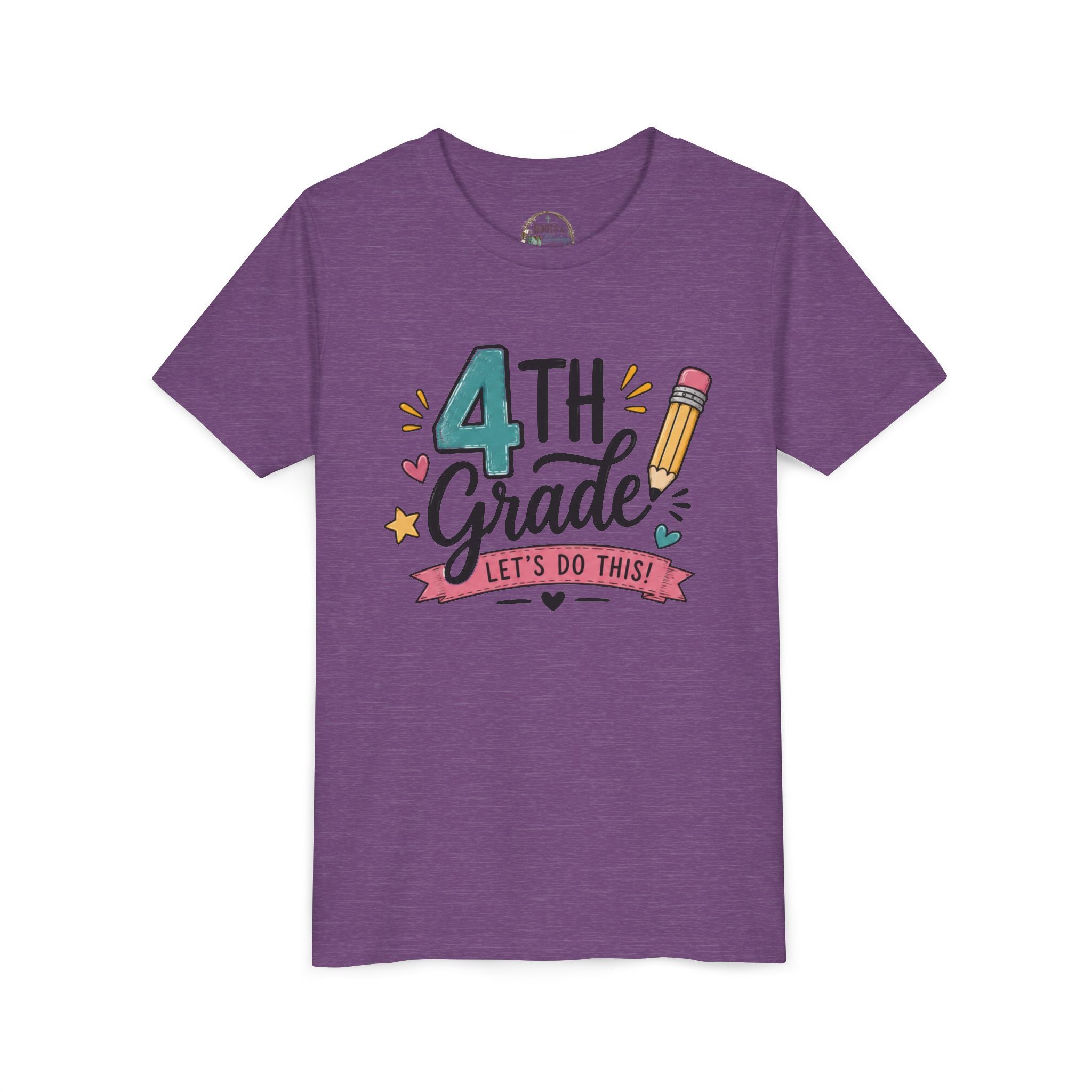 4th Grade Graphic T-Shirt- "Let's Do This" Back-to-School Kids Shirt