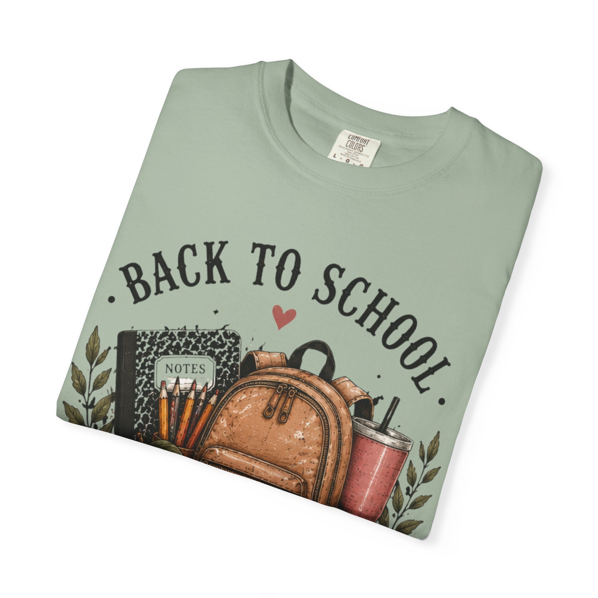 Adult Back to School Graphic T-Shirt — “Back to School, new year new goals”