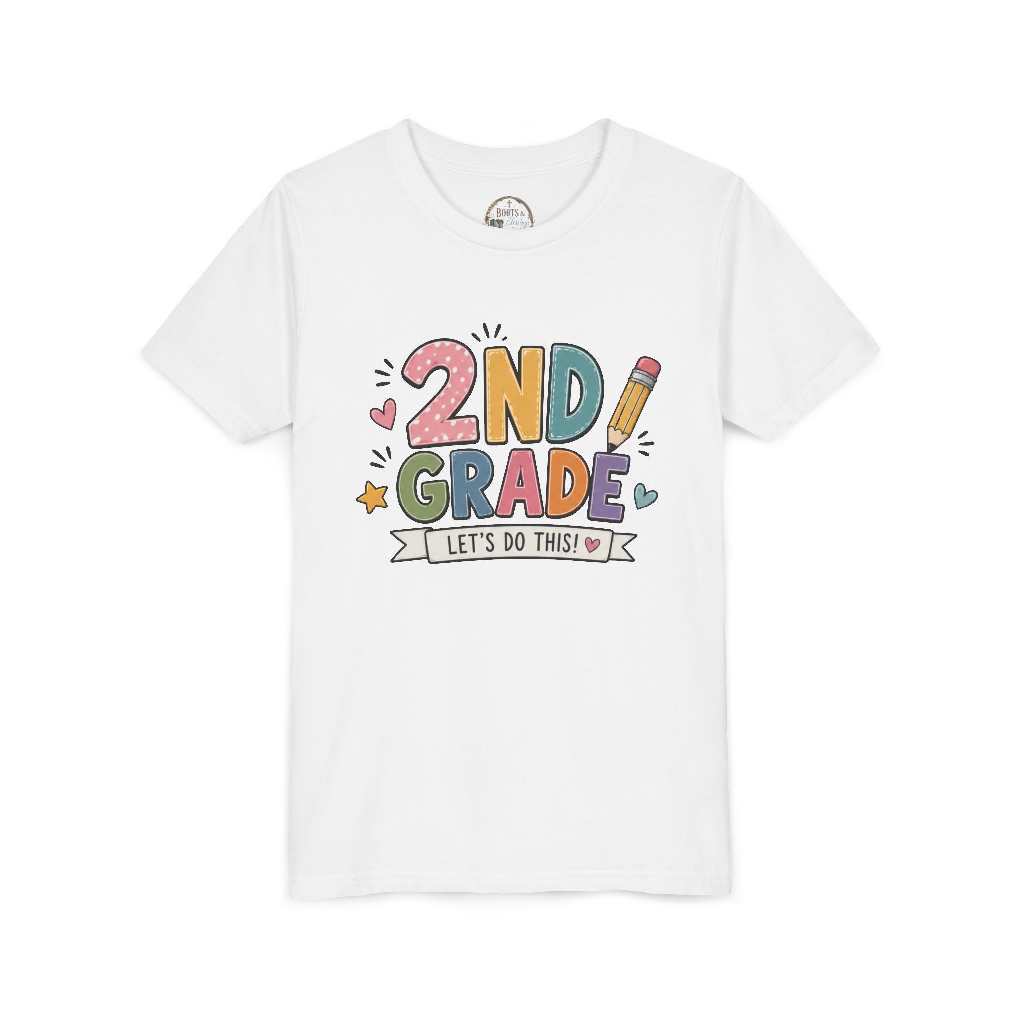 2nd Grade Graphic T-Shirt "Let's Do This" – Back to School Youth T-Shirt