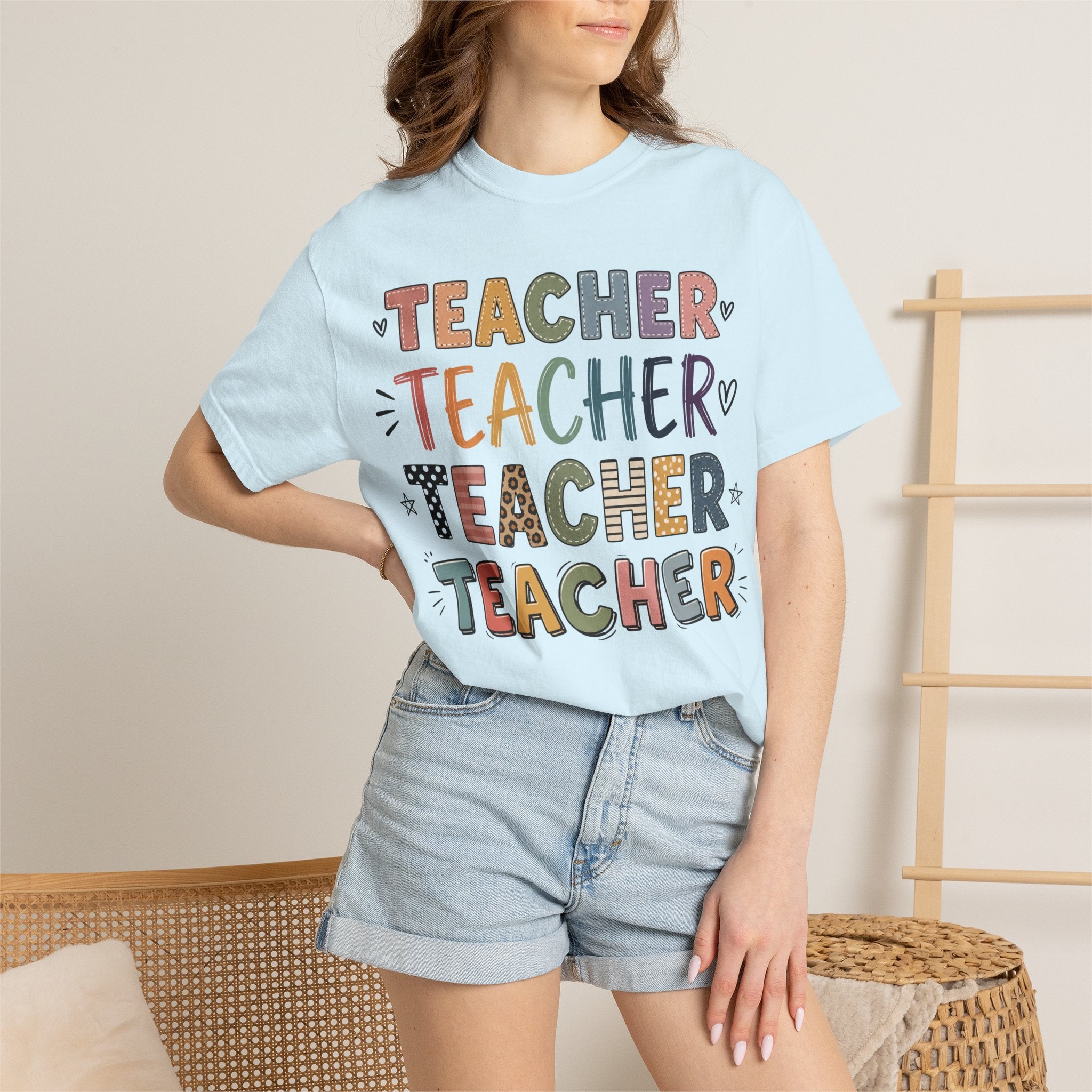 Teacher Graphic T-Shirt — Colorful Teacher Appreciation Tee