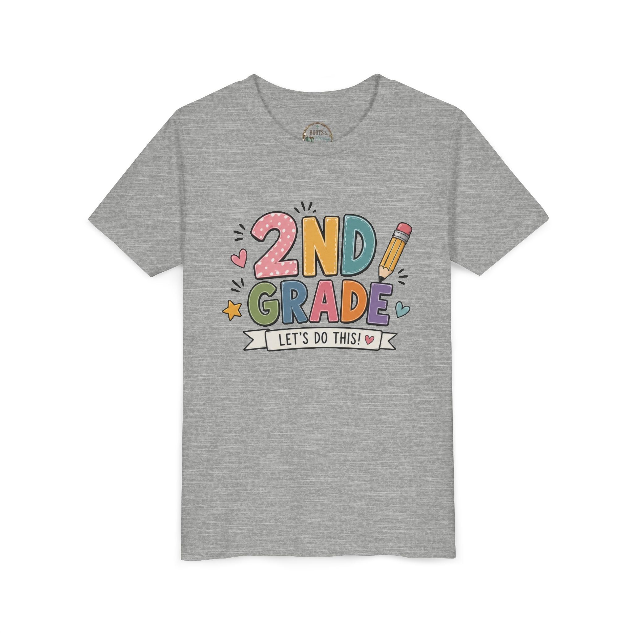2nd Grade Graphic T-Shirt "Let's Do This" – Back to School Youth T-Shirt
