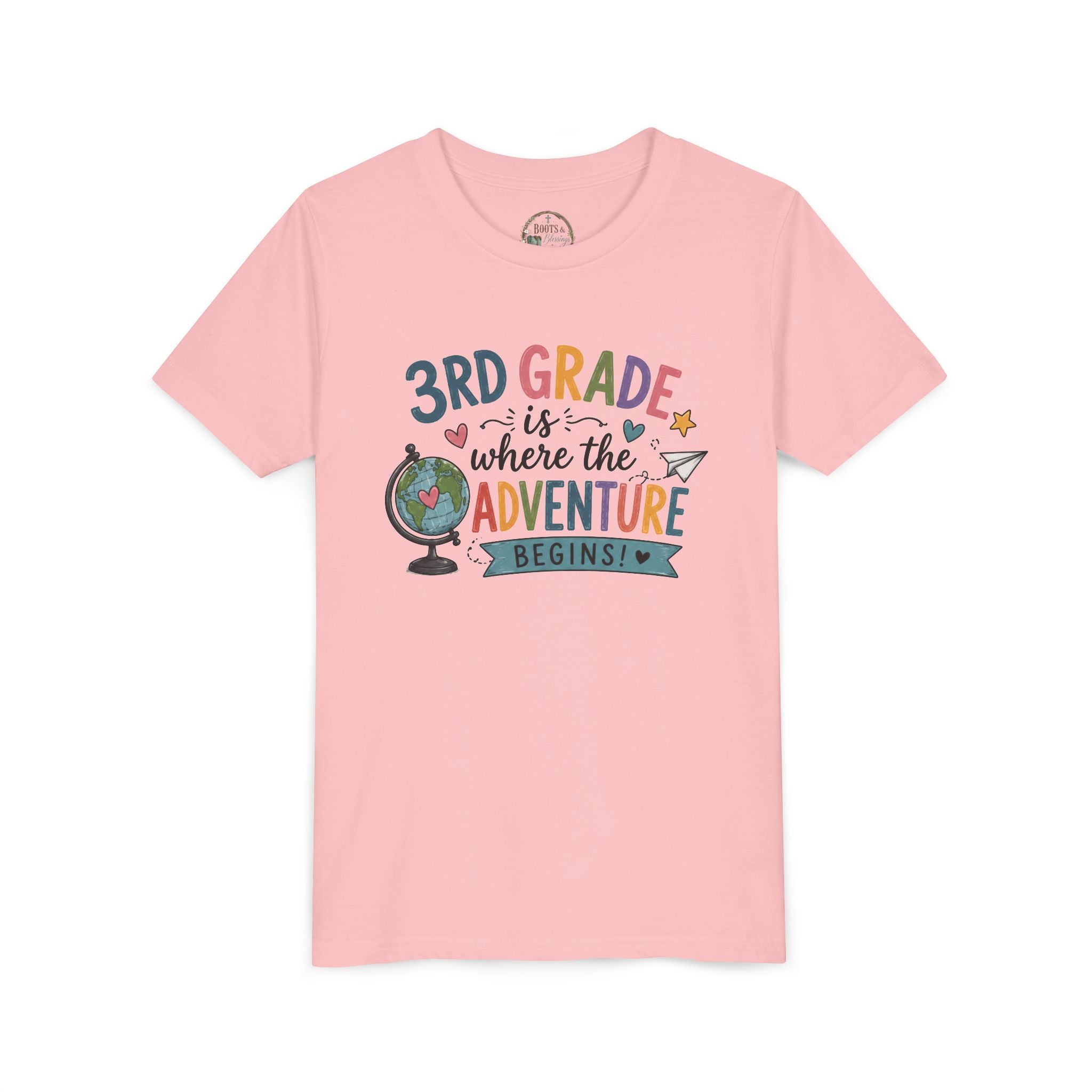 3rd Grade Adventure Begins graphic T-Shirt