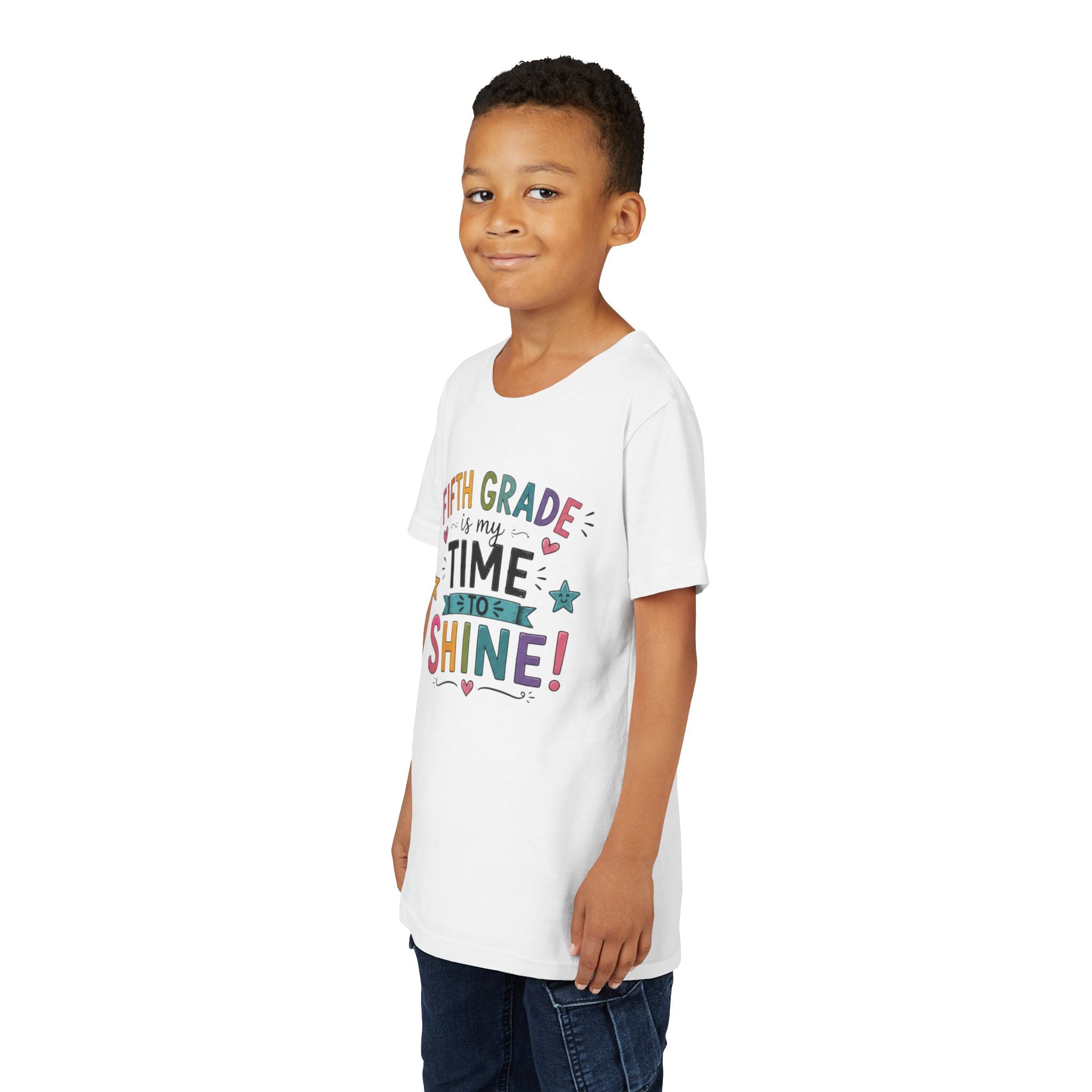 Fifth Grade Is My Time To Shine Youth Tee