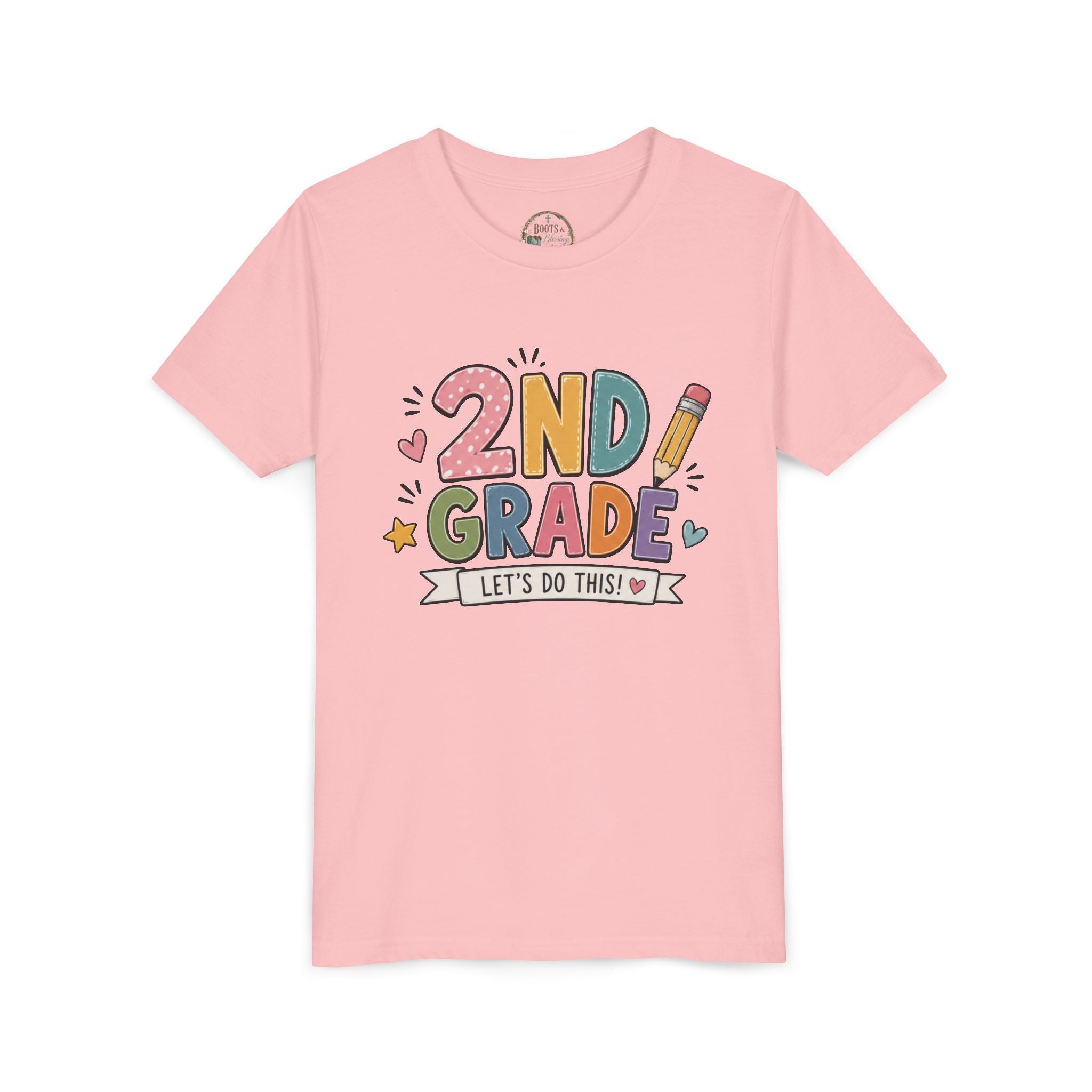 2nd Grade Graphic T-Shirt "Let's Do This" – Back to School Youth T-Shirt