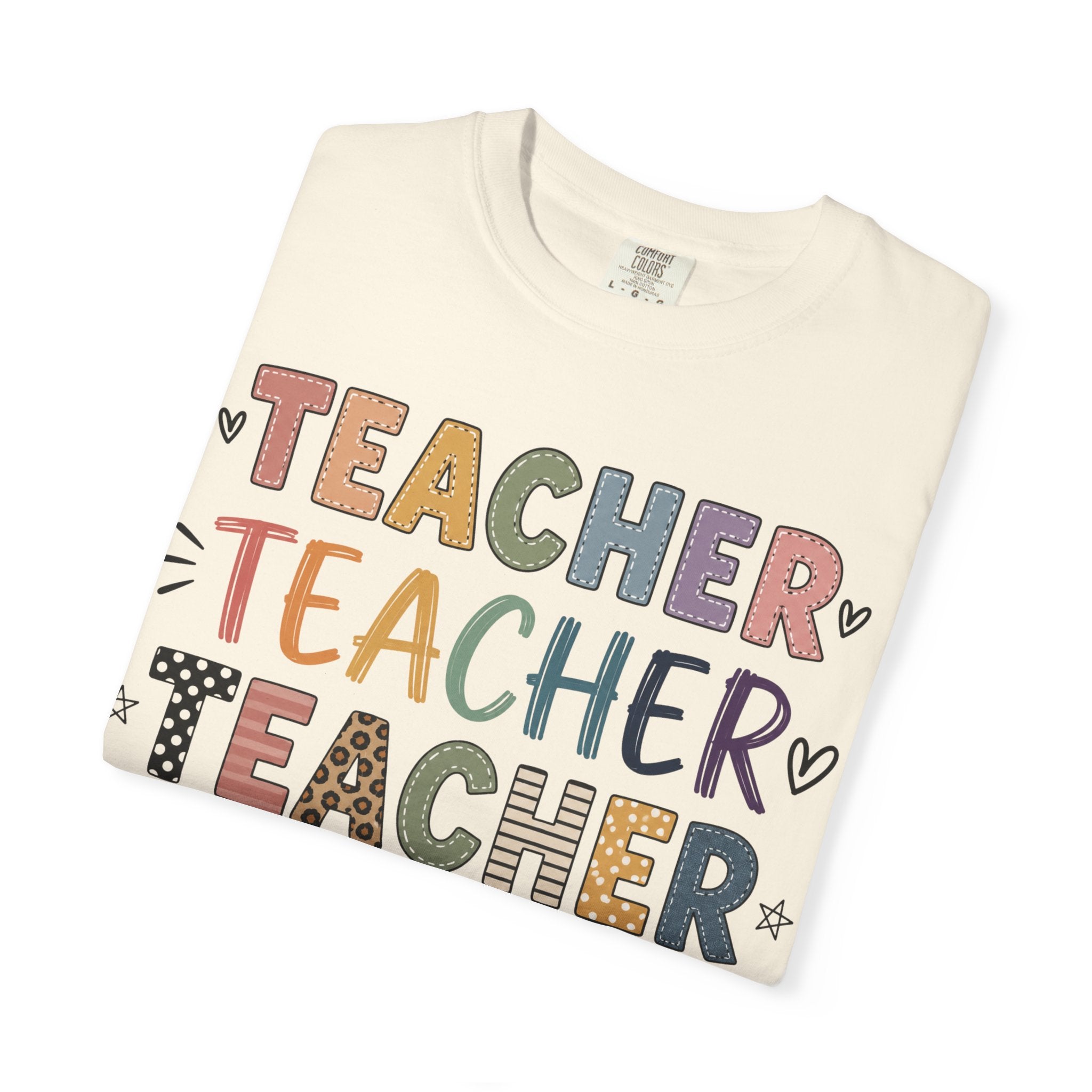 Teacher Graphic T-Shirt — Colorful Teacher Appreciation Tee