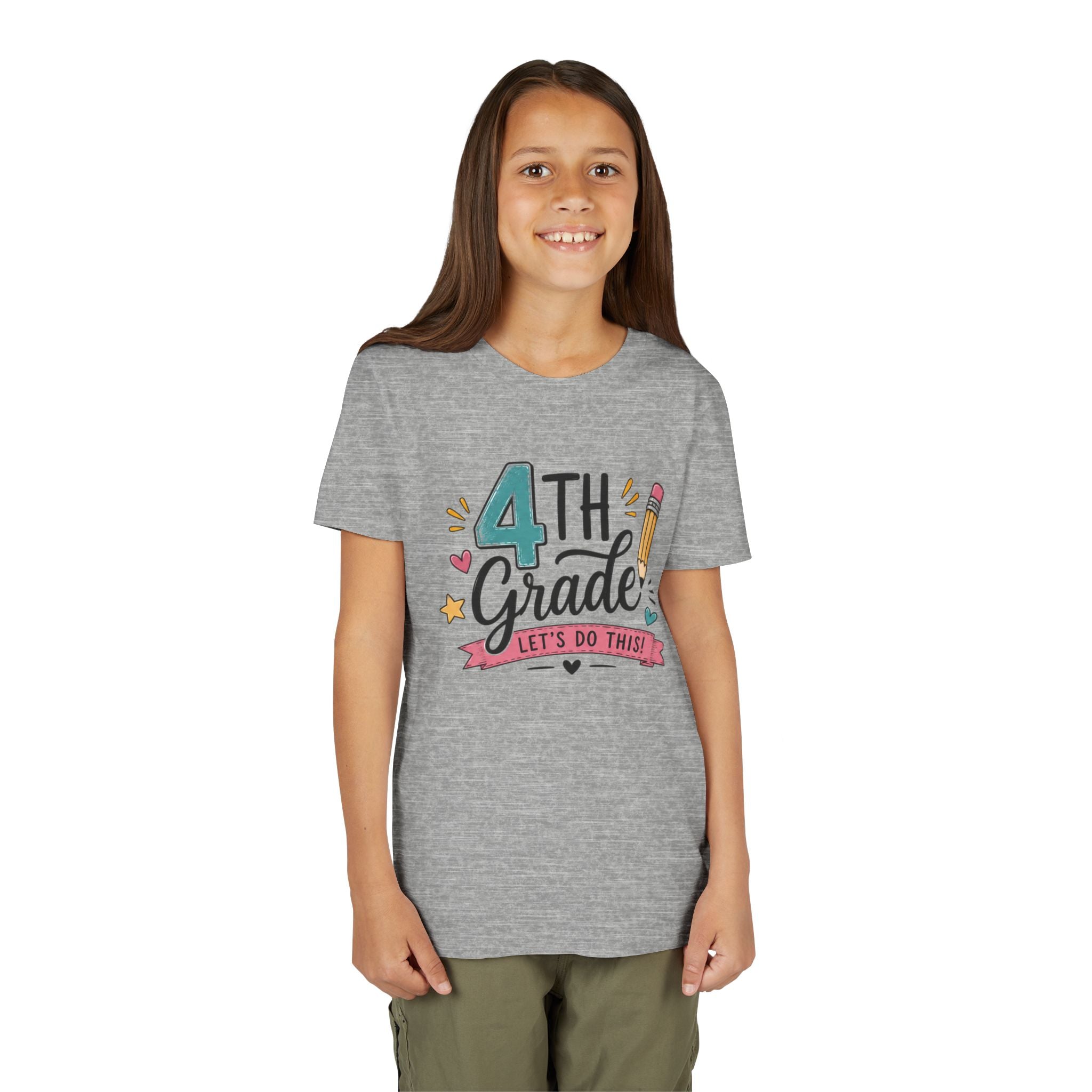 4th Grade Graphic T-Shirt- "Let's Do This" Back-to-School Kids Shirt