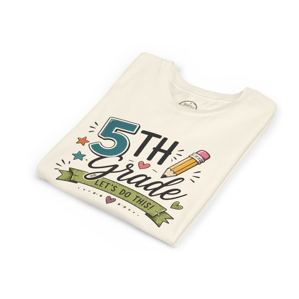 5th Grade Graphic T-Shirt — "Let's Do This" Back-to-School Pencil Design