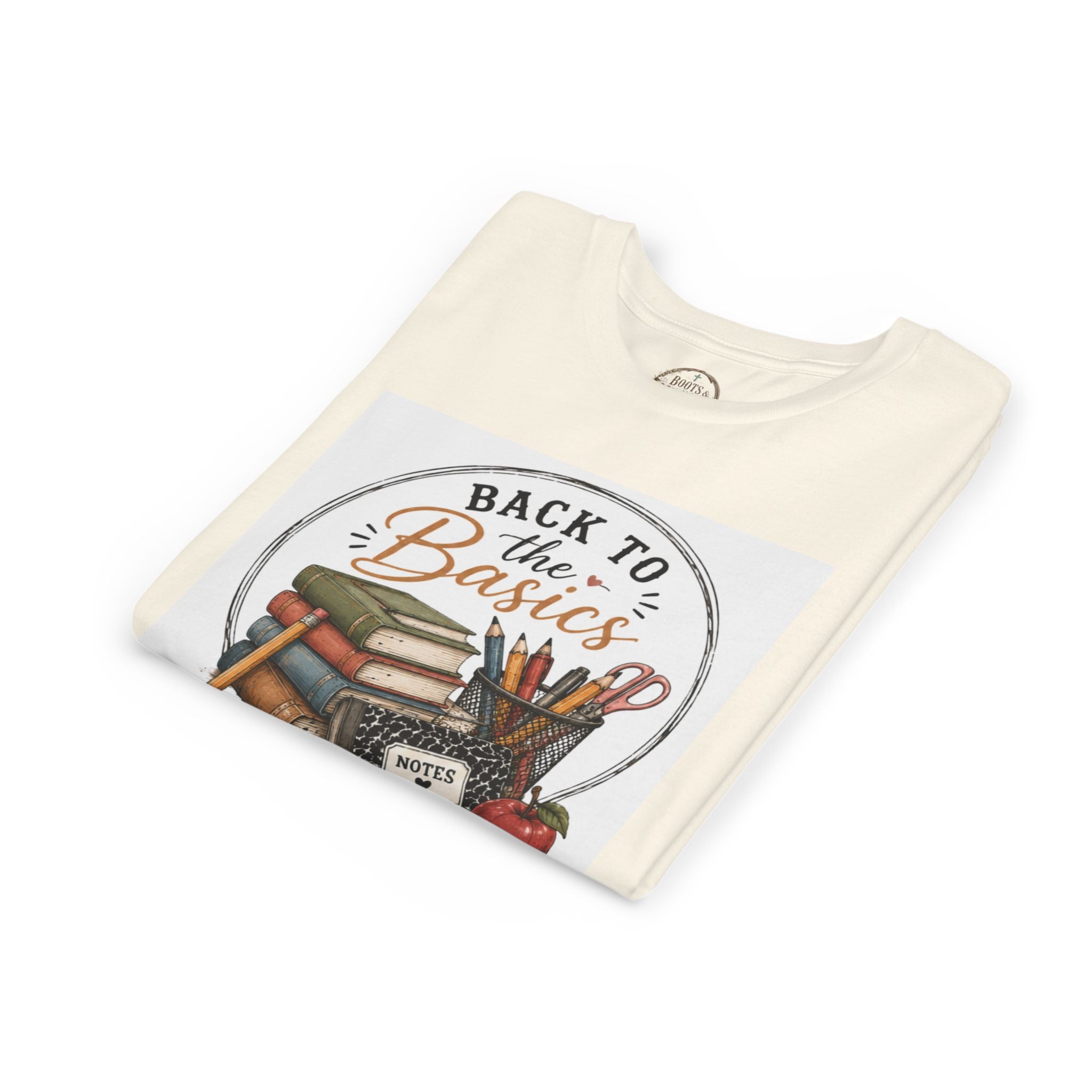 Youth Graphic T-Shirt — "Back to the Basics" School Teacher & Student Graphic