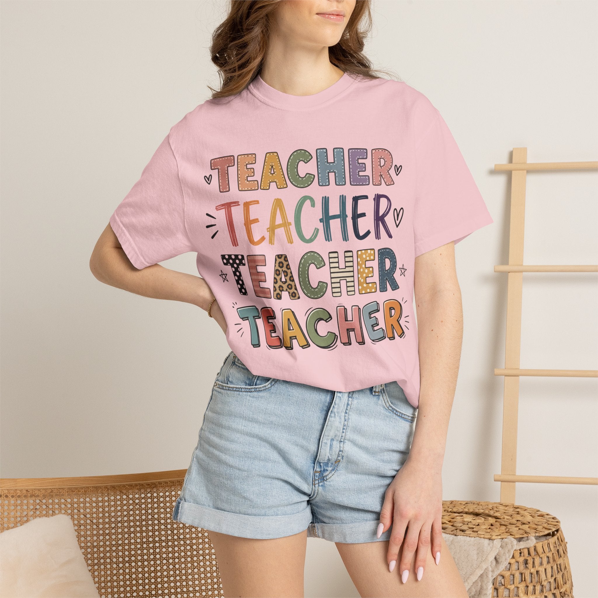 Teacher Graphic T-Shirt — Colorful Teacher Appreciation Tee