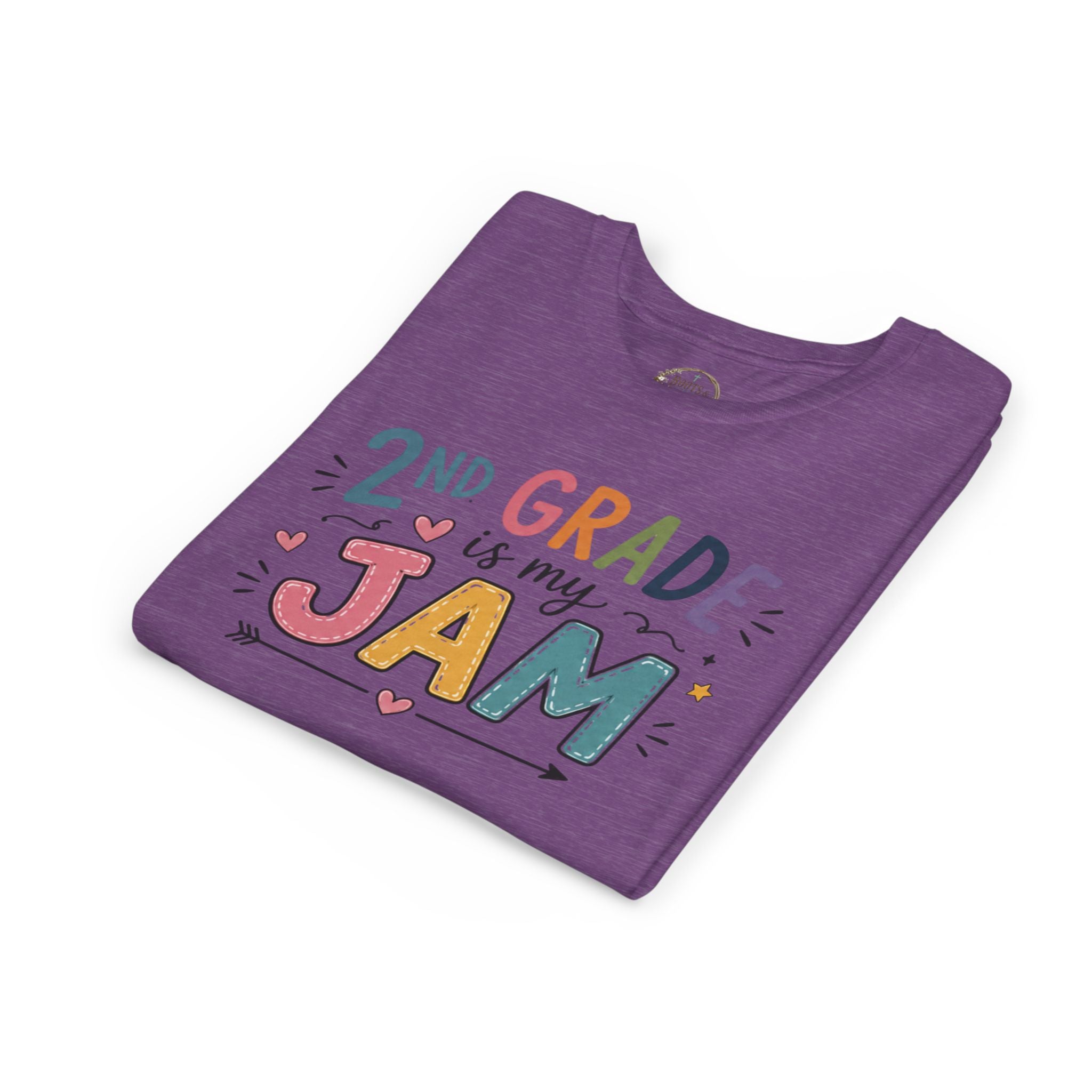 2nd Grade Is My Jam Graphic T-Shirt— Cute Colorful Back-to-School Shirt