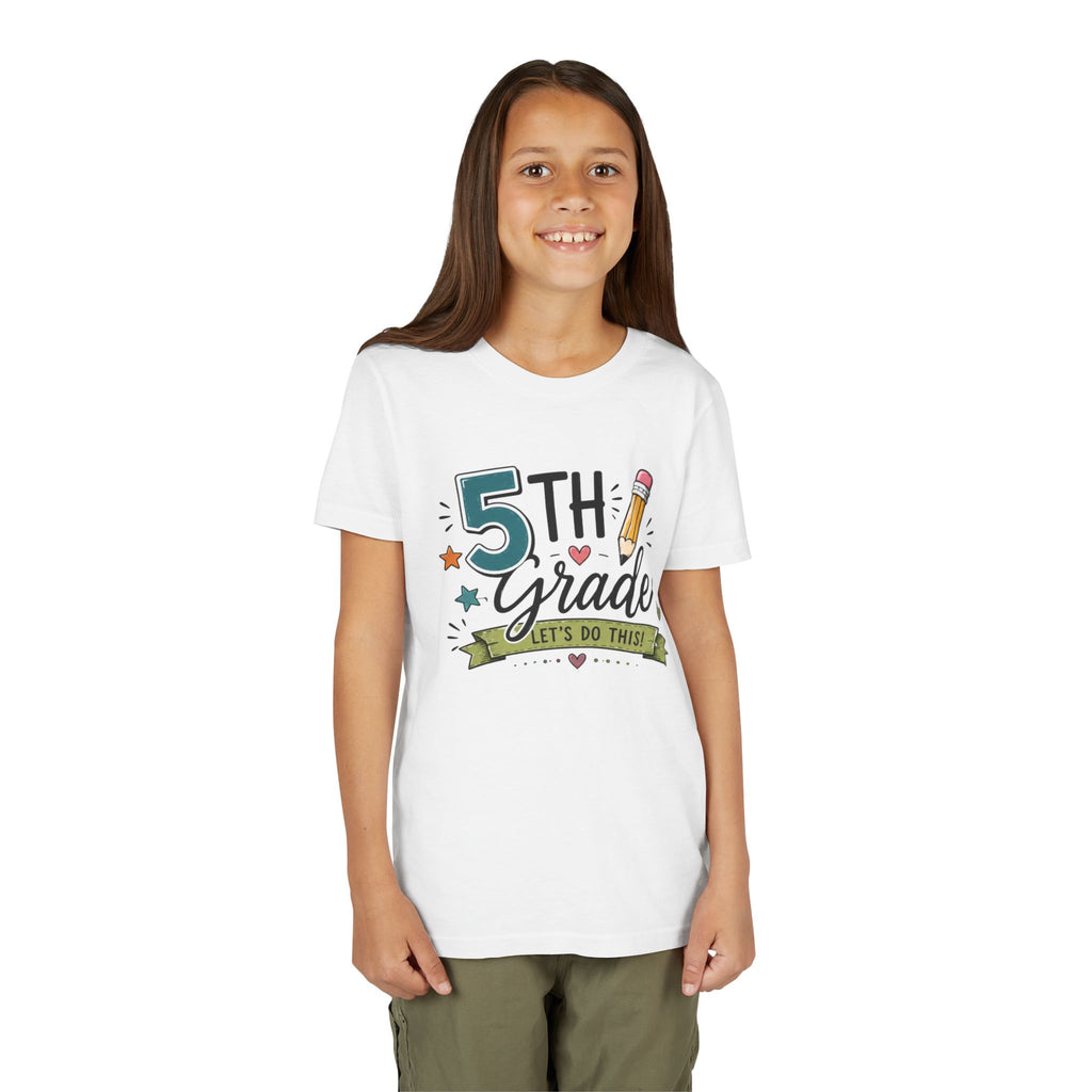 5th Grade Graphic T-Shirt — "Let's Do This" Back-to-School Pencil Design
