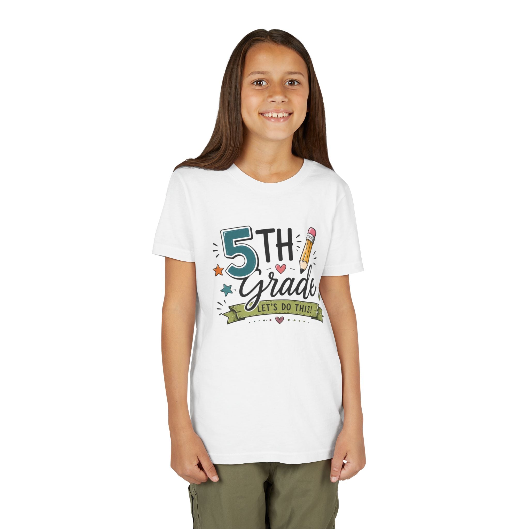 5th Grade Graphic T-Shirt — "Let's Do This" Back-to-School Pencil Design