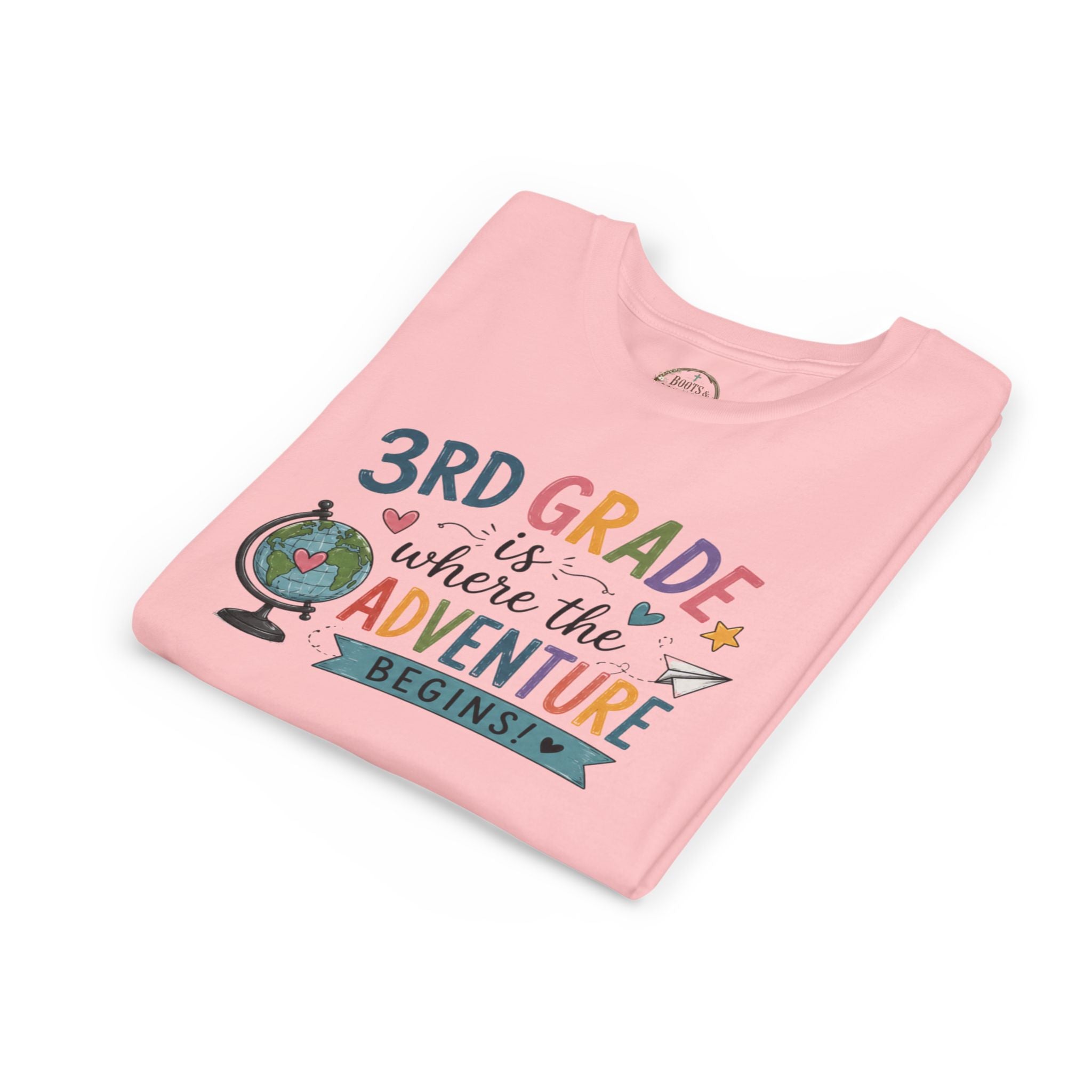 3rd Grade Adventure Begins graphic T-Shirt