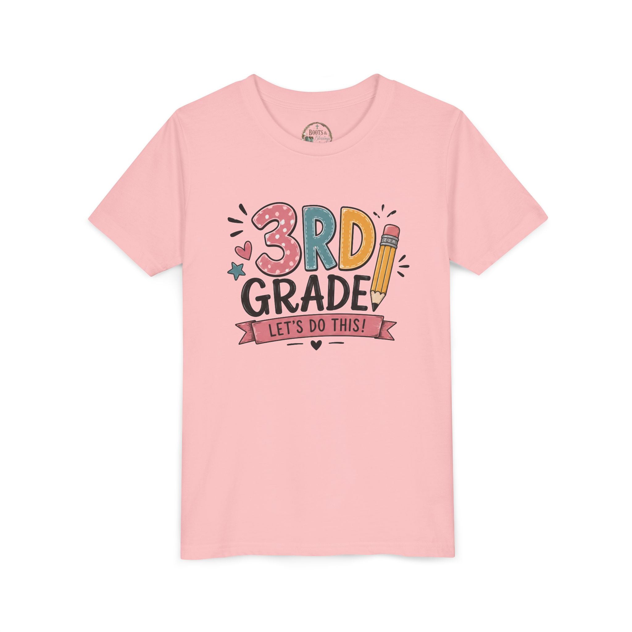 3rd Grade Graphic T-Shirt "Let's Do This" Back-to-School Shirt