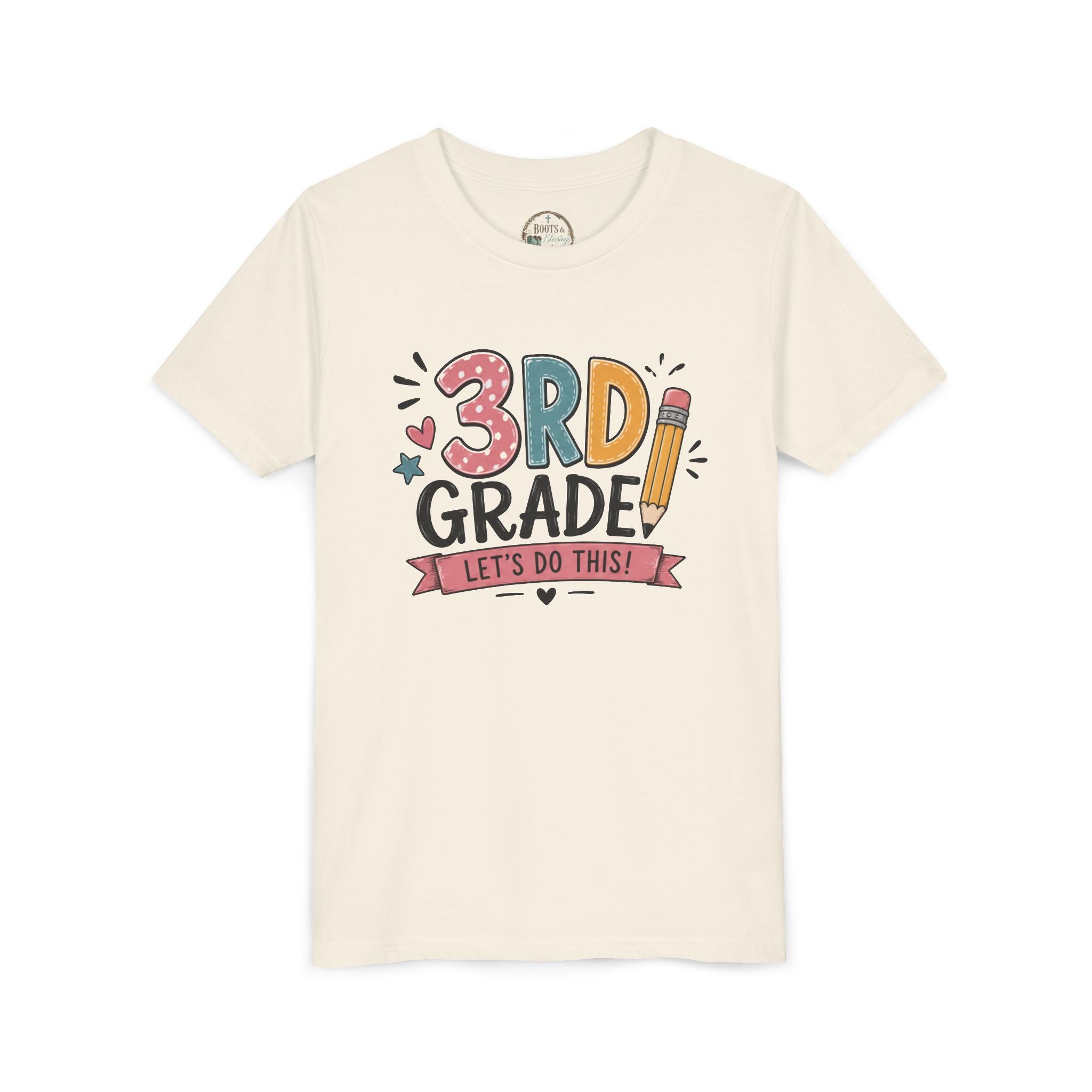 3rd Grade Graphic T-Shirt "Let's Do This" Back-to-School Shirt