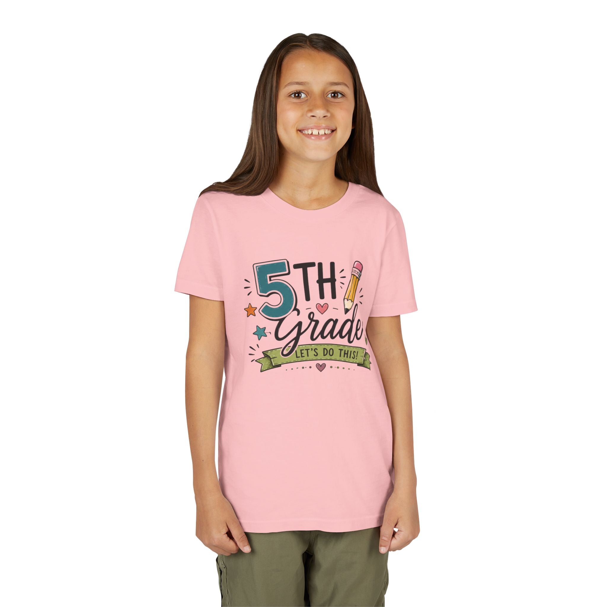 5th Grade Graphic T-Shirt — "Let's Do This" Back-to-School Pencil Design