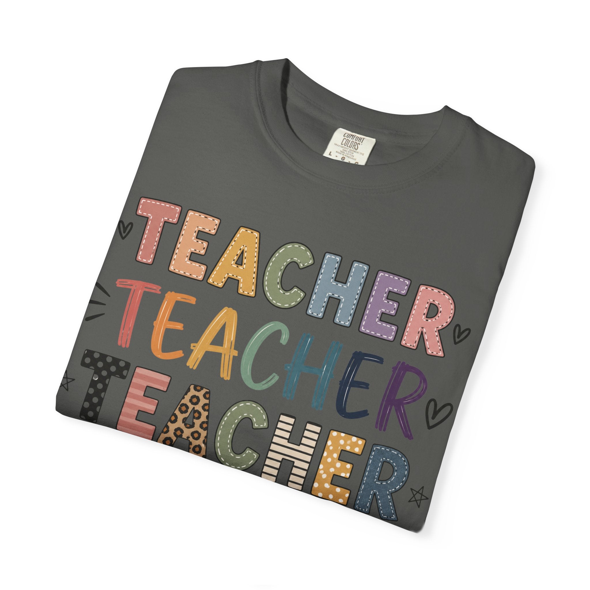 Teacher Graphic T-Shirt — Colorful Teacher Appreciation Tee