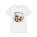 Youth Graphic T-Shirt — "Back to School, Let’s Do This" Cowboy Boots & Apple Design