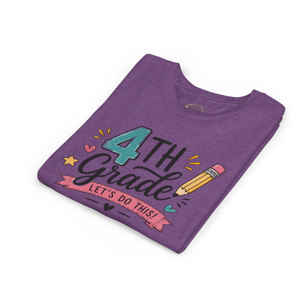 4th Grade Graphic T-Shirt- "Let's Do This" Back-to-School Kids Shirt
