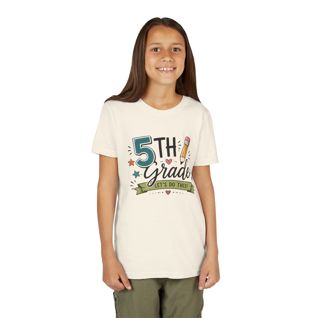 5th Grade Graphic T-Shirt — "Let's Do This" Back-to-School Pencil Design