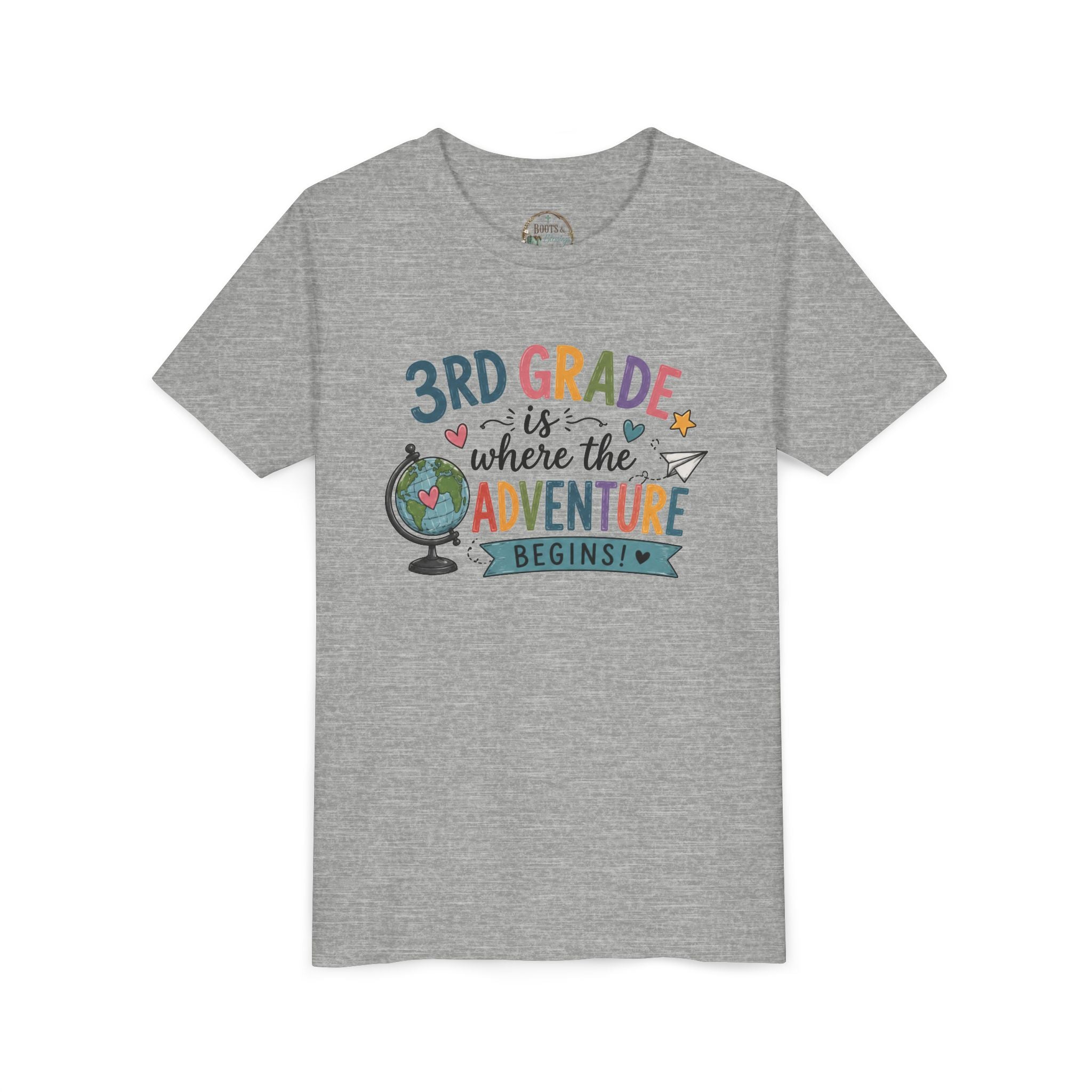 3rd Grade Adventure Begins graphic T-Shirt