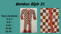 Style 25, 26, 27 Bamboo Zippy