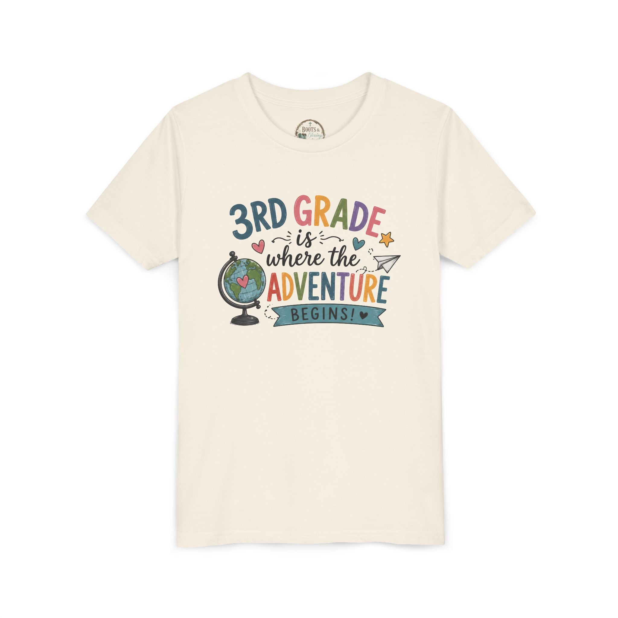 3rd Grade Adventure Begins graphic T-Shirt