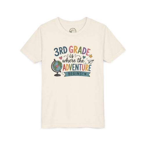 3rd Grade Adventure Begins graphic T-Shirt