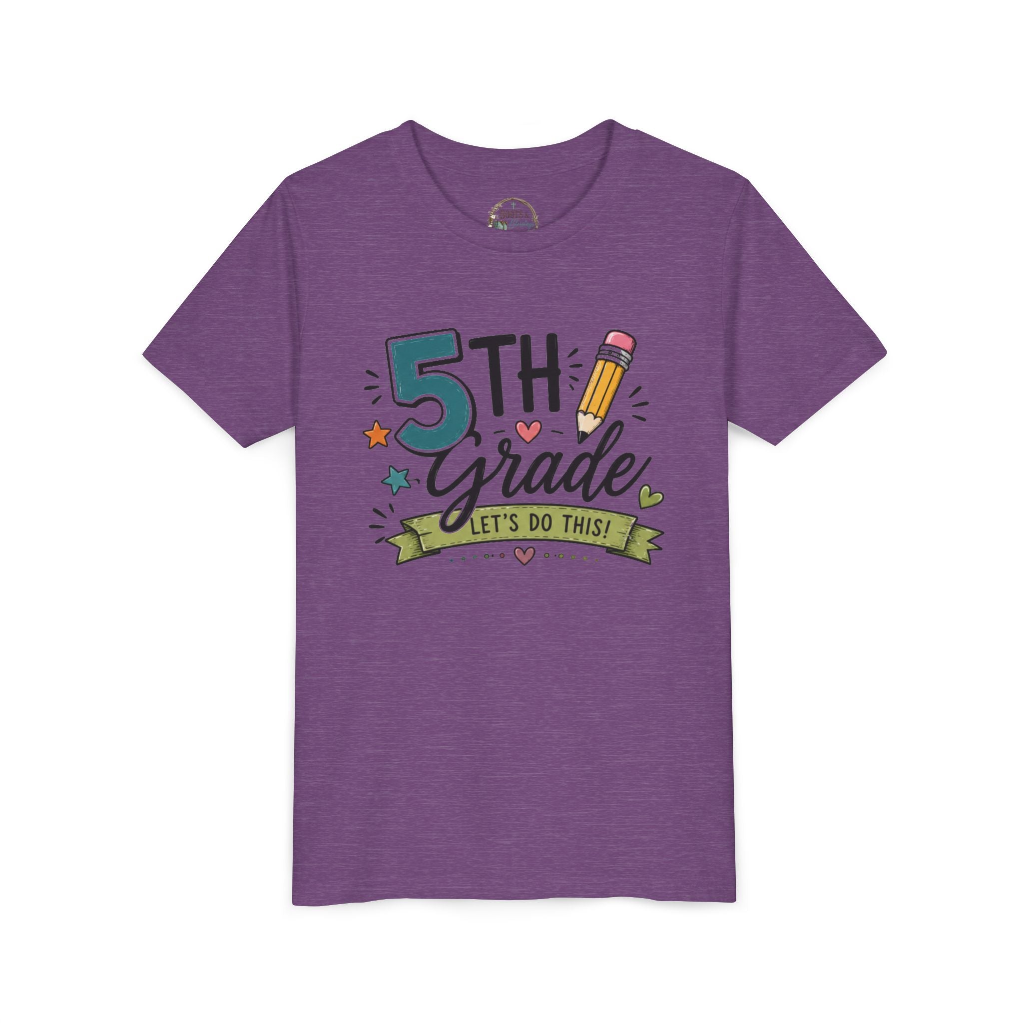 5th Grade Graphic T-Shirt — "Let's Do This" Back-to-School Pencil Design