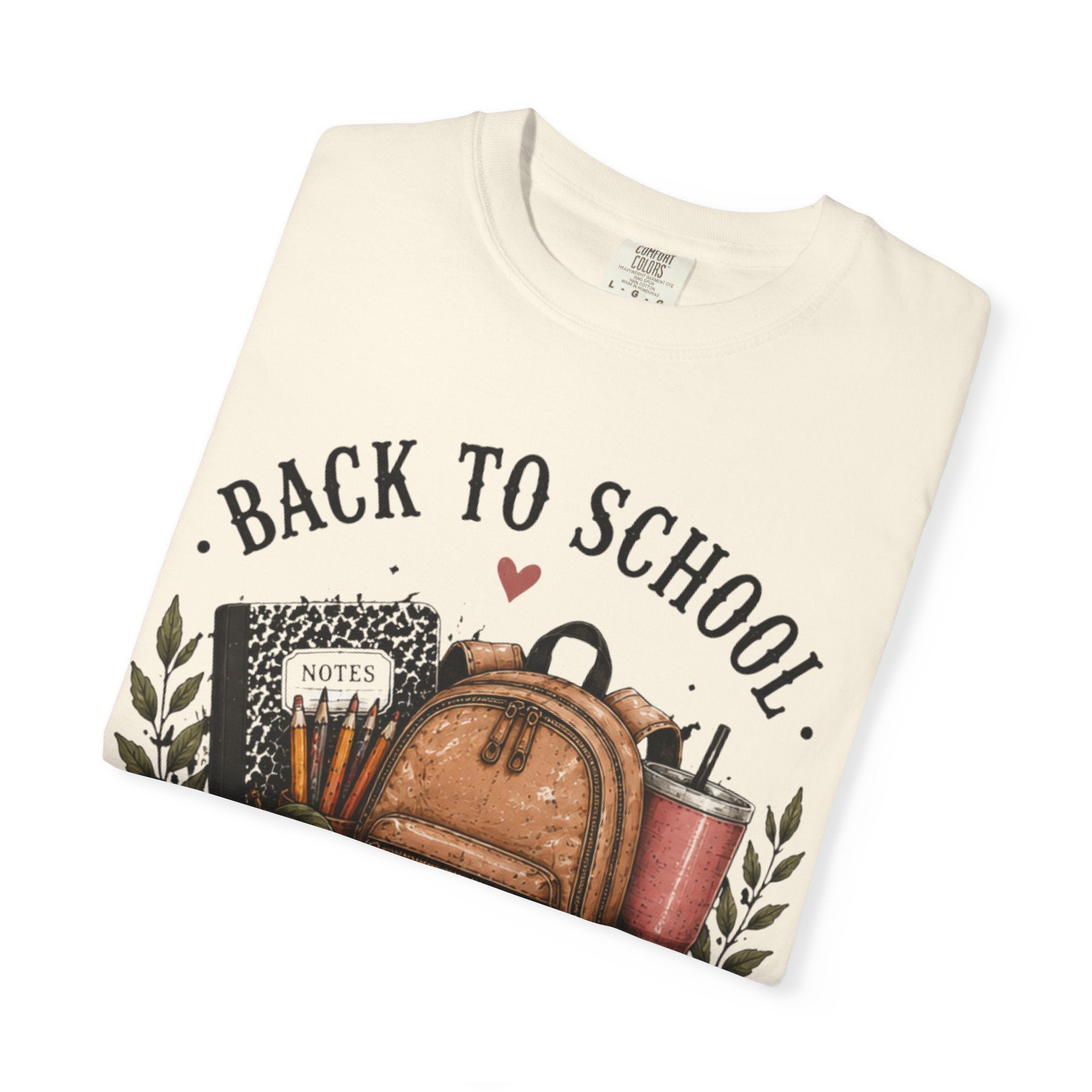 Adult Back to School Graphic T-Shirt — “Back to School, new year new goals”