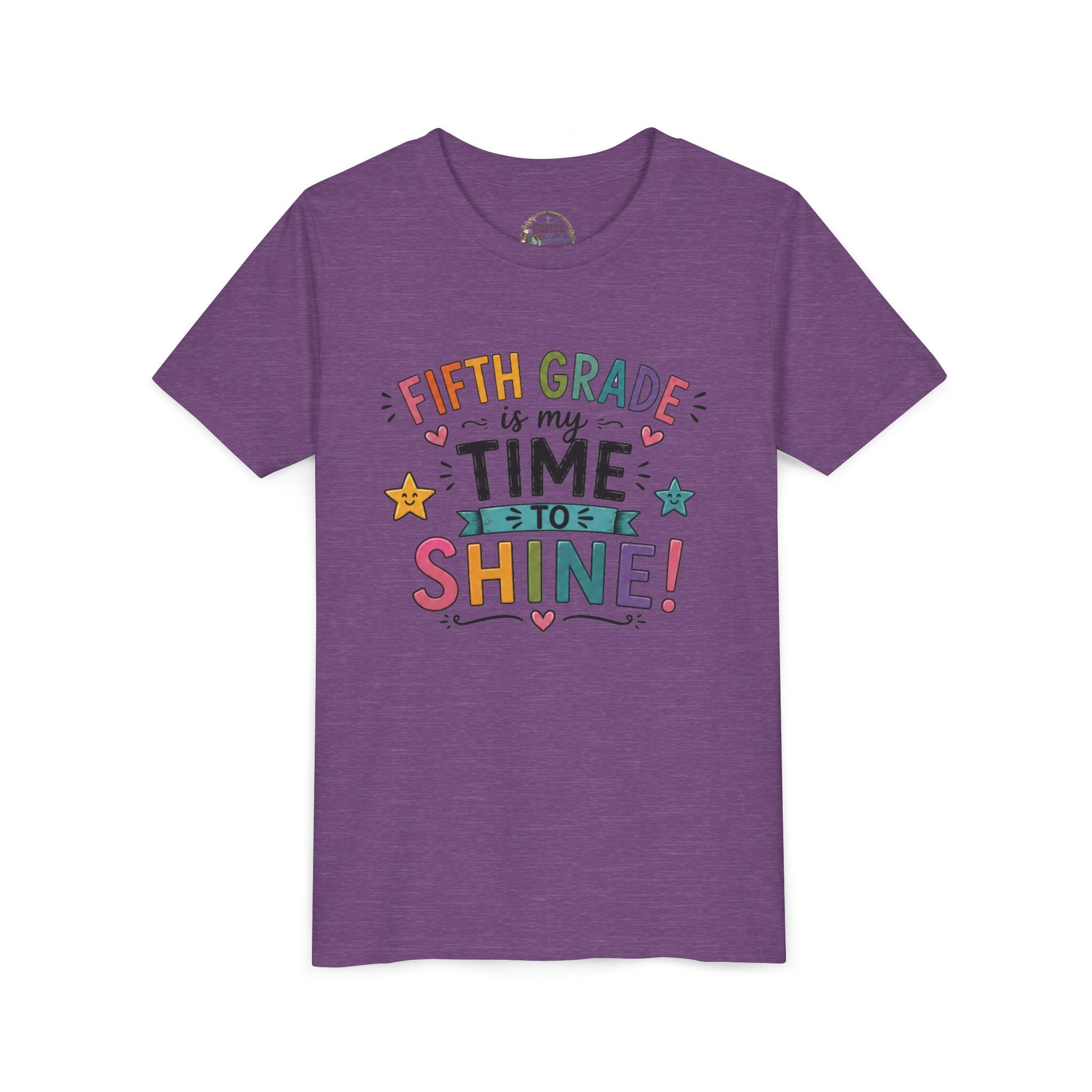 Fifth Grade Is My Time To Shine Youth Tee