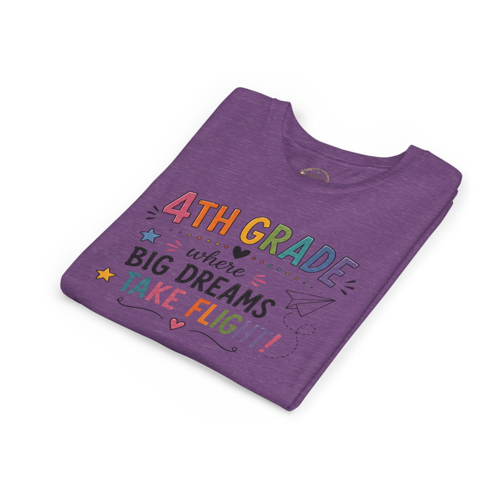 4th Grade Graphic T-Shirt – "Where Big Dreams Take Flight" Youth Tee
