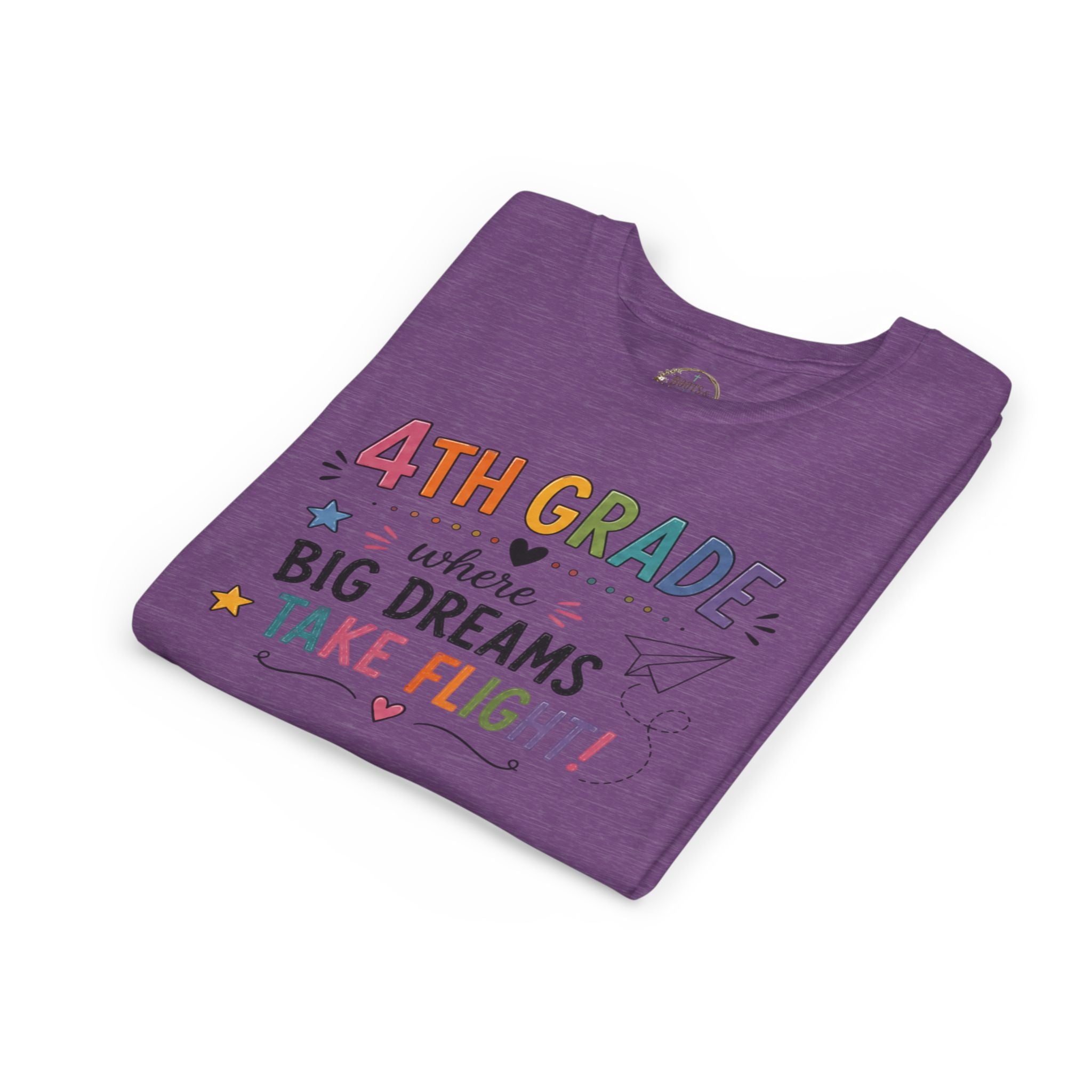 4th Grade Graphic T-Shirt – "Where Big Dreams Take Flight" Youth Tee