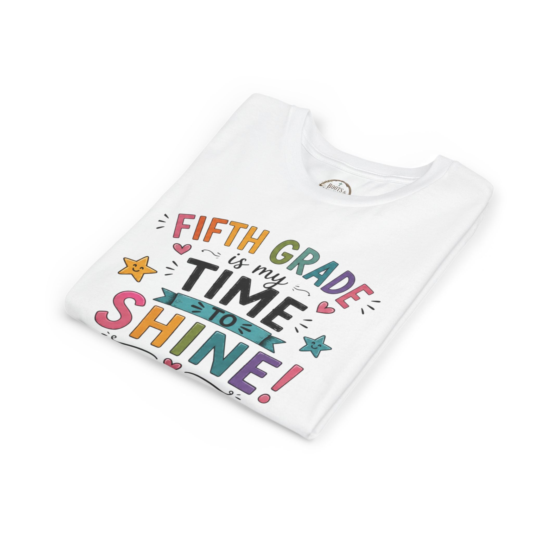 Fifth Grade Is My Time To Shine Youth Tee
