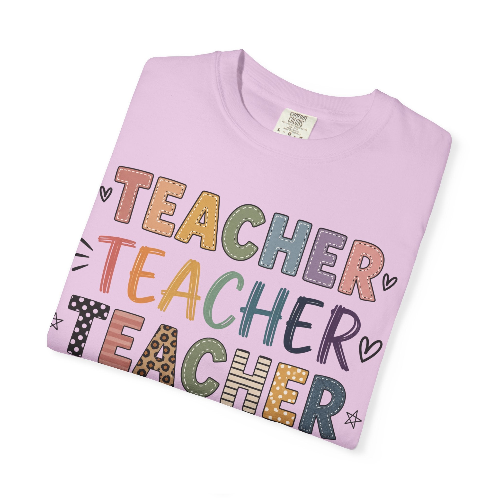Teacher Graphic T-Shirt — Colorful Teacher Appreciation Tee