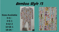Style 12, 14, 15 Bamboo Zippy