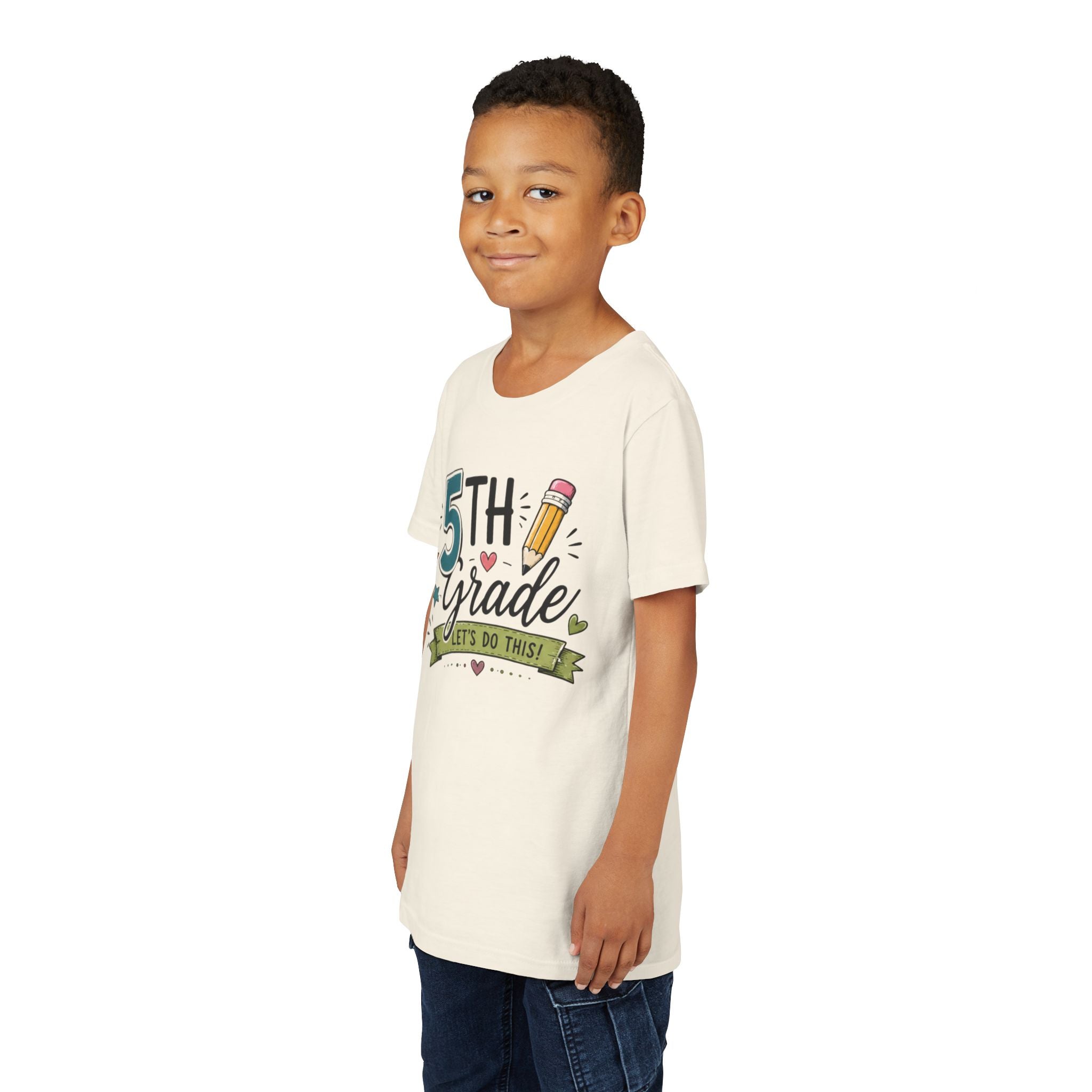 5th Grade Graphic T-Shirt — "Let's Do This" Back-to-School Pencil Design