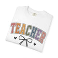 Teacher Rainbow Bow T-Shirt