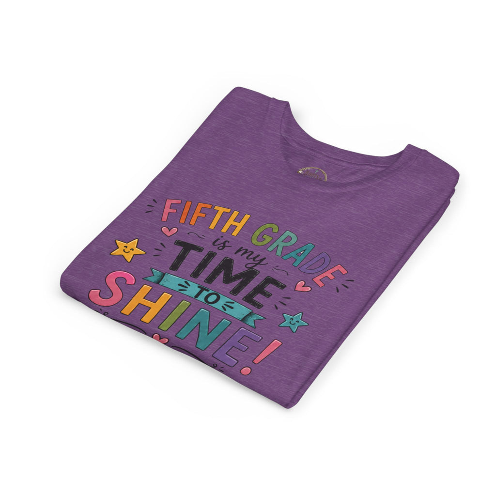 Fifth Grade Is My Time To Shine Youth Tee