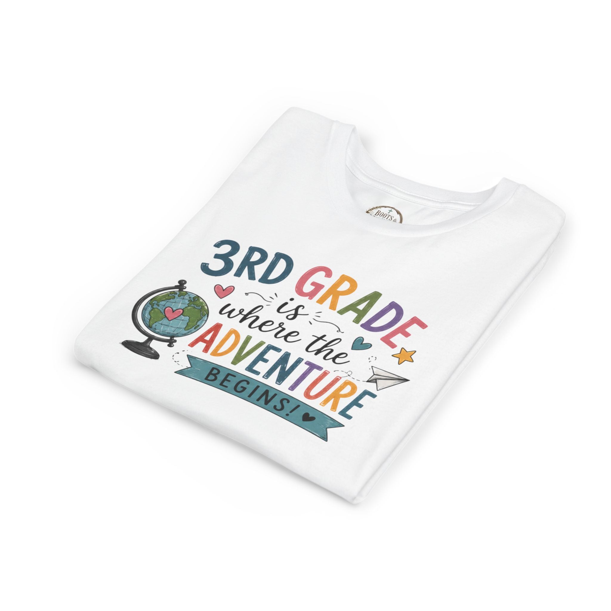 3rd Grade Adventure Begins graphic T-Shirt