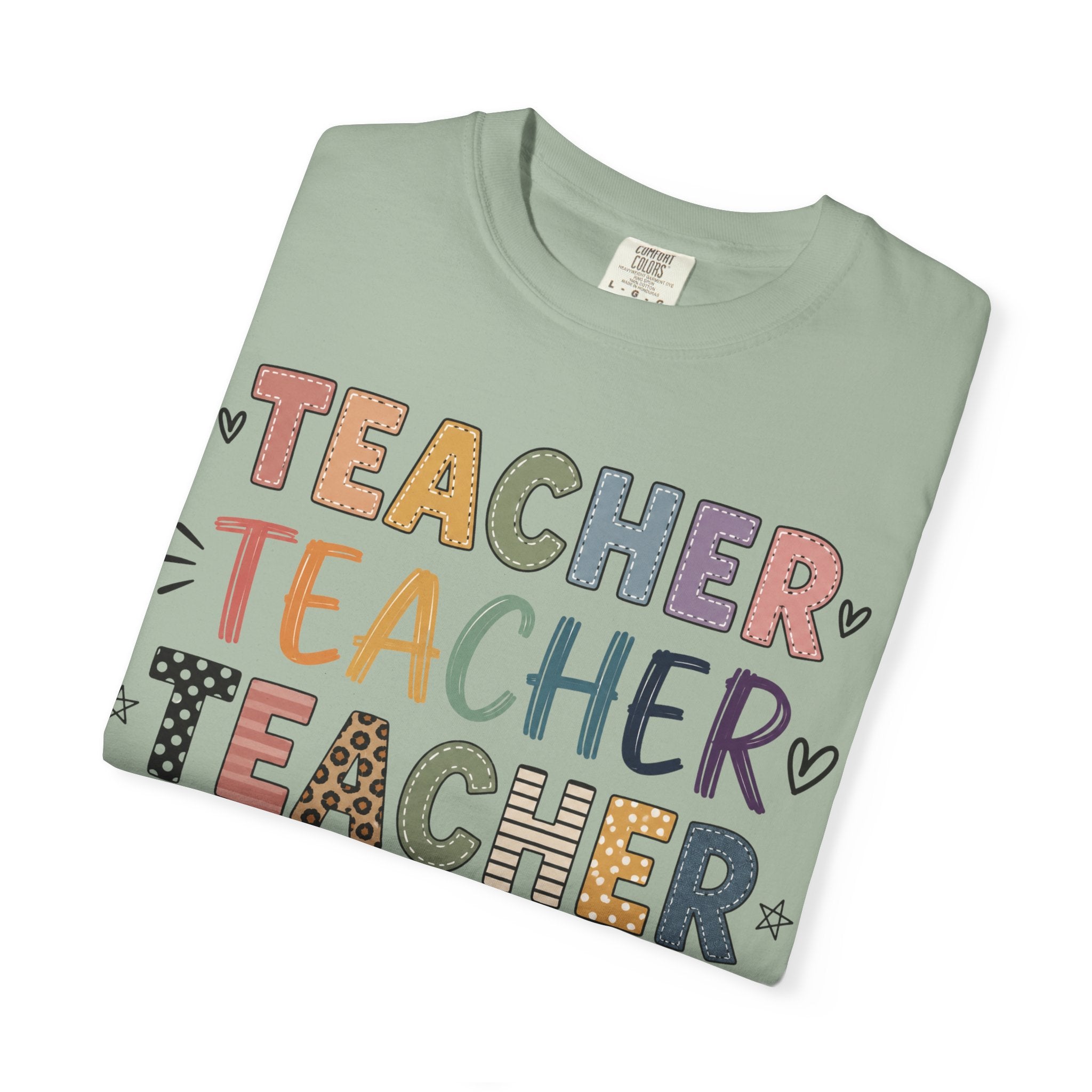 Teacher Graphic T-Shirt — Colorful Teacher Appreciation Tee