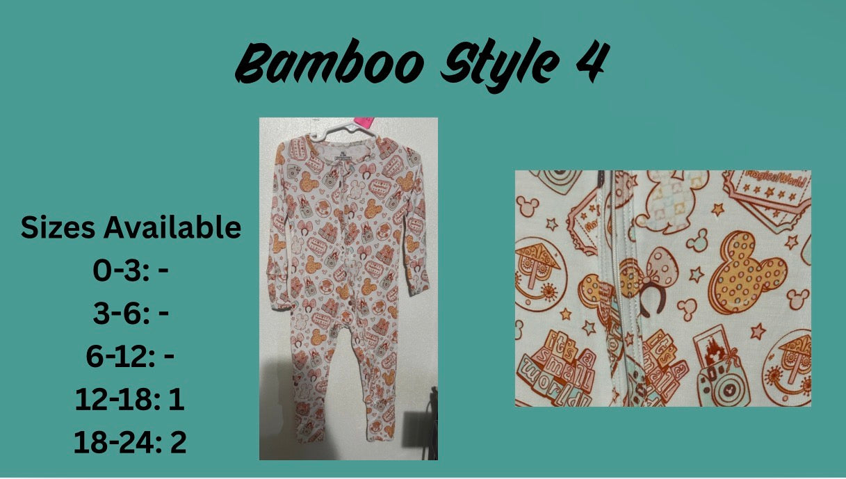 Style 3, 4, and 5 Bamboo Zippy