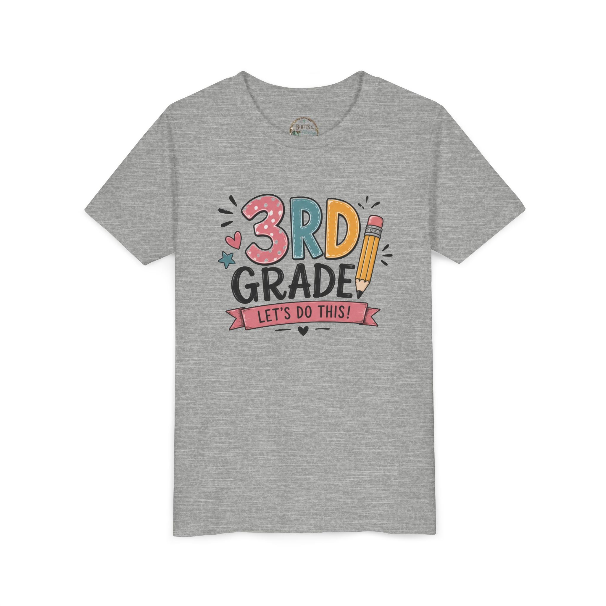 3rd Grade Graphic T-Shirt "Let's Do This" Back-to-School Shirt