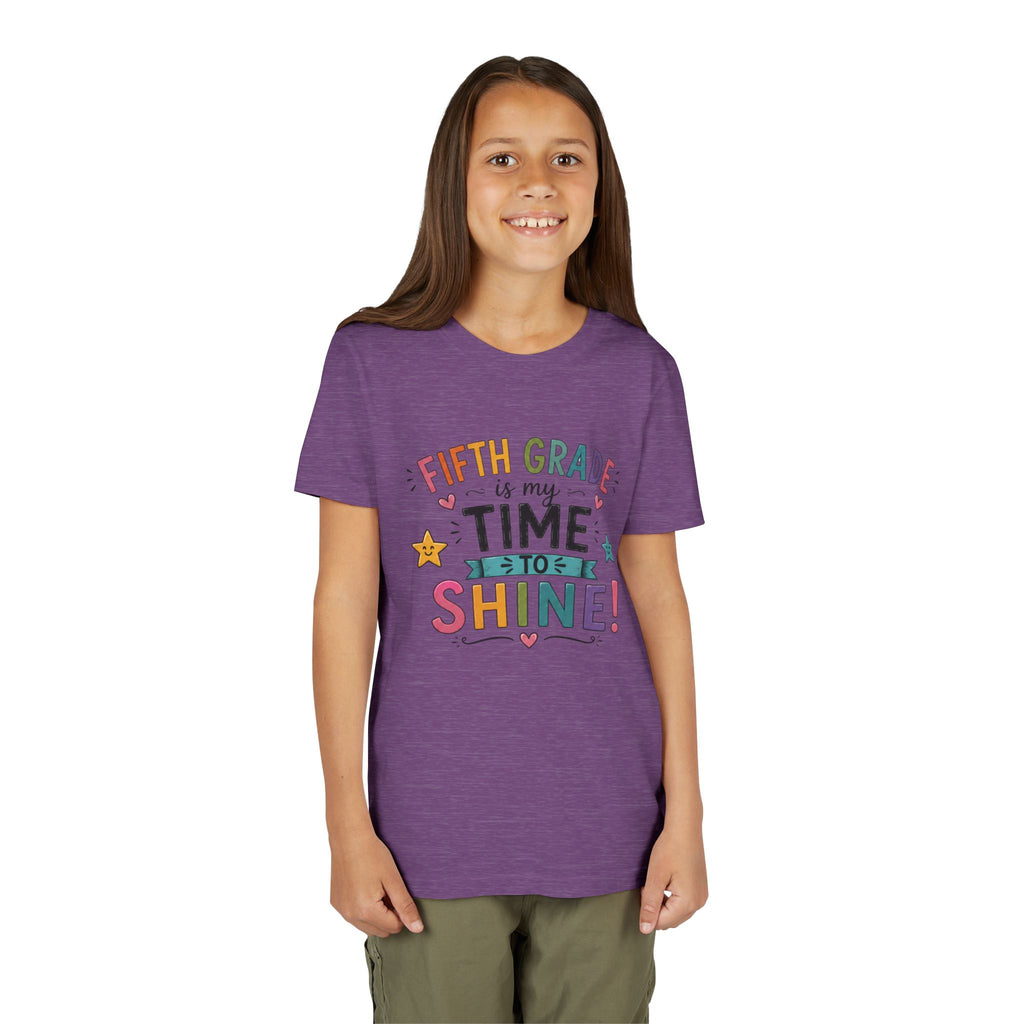 Fifth Grade Is My Time To Shine Youth Tee
