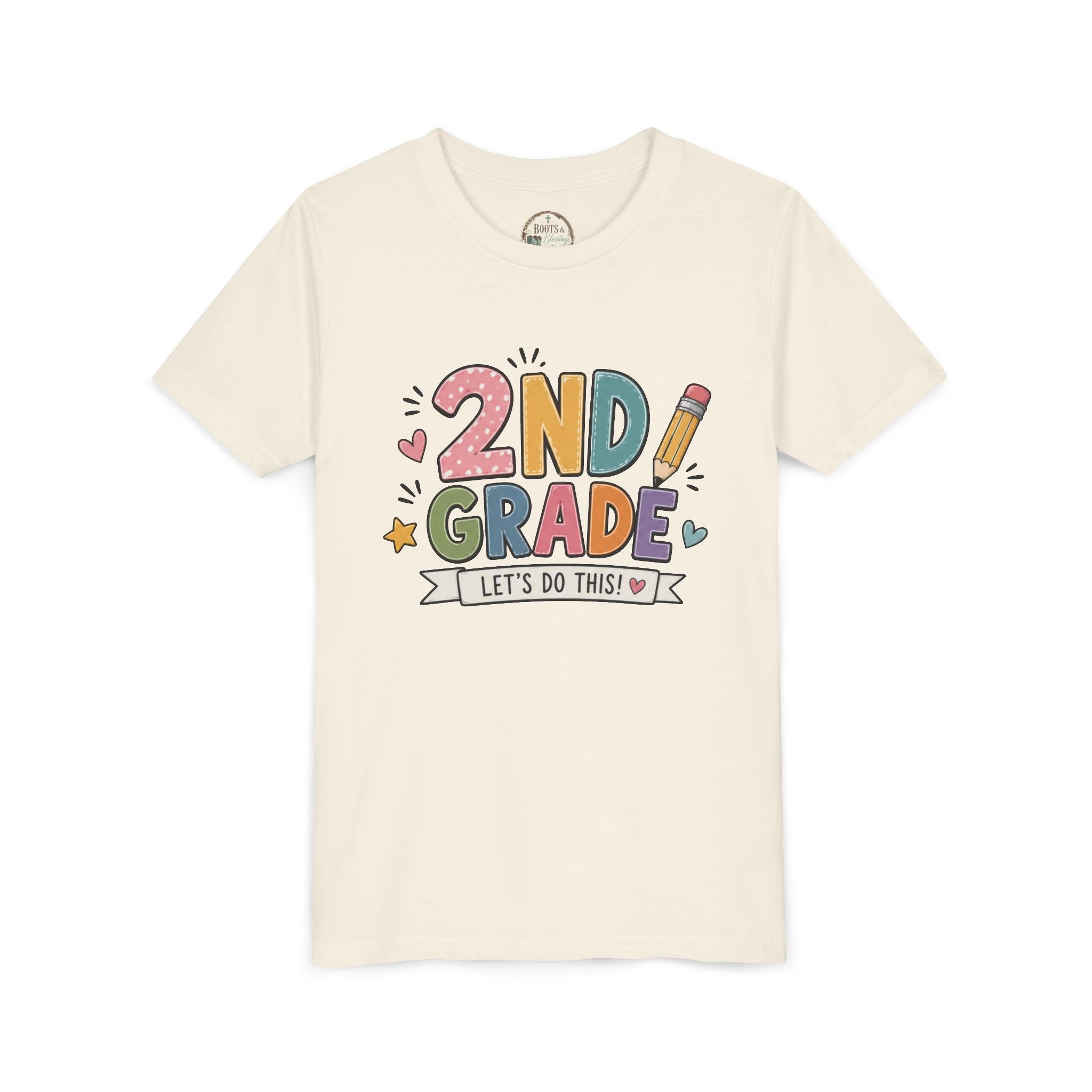 2nd Grade Graphic T-Shirt "Let's Do This" – Back to School Youth T-Shirt