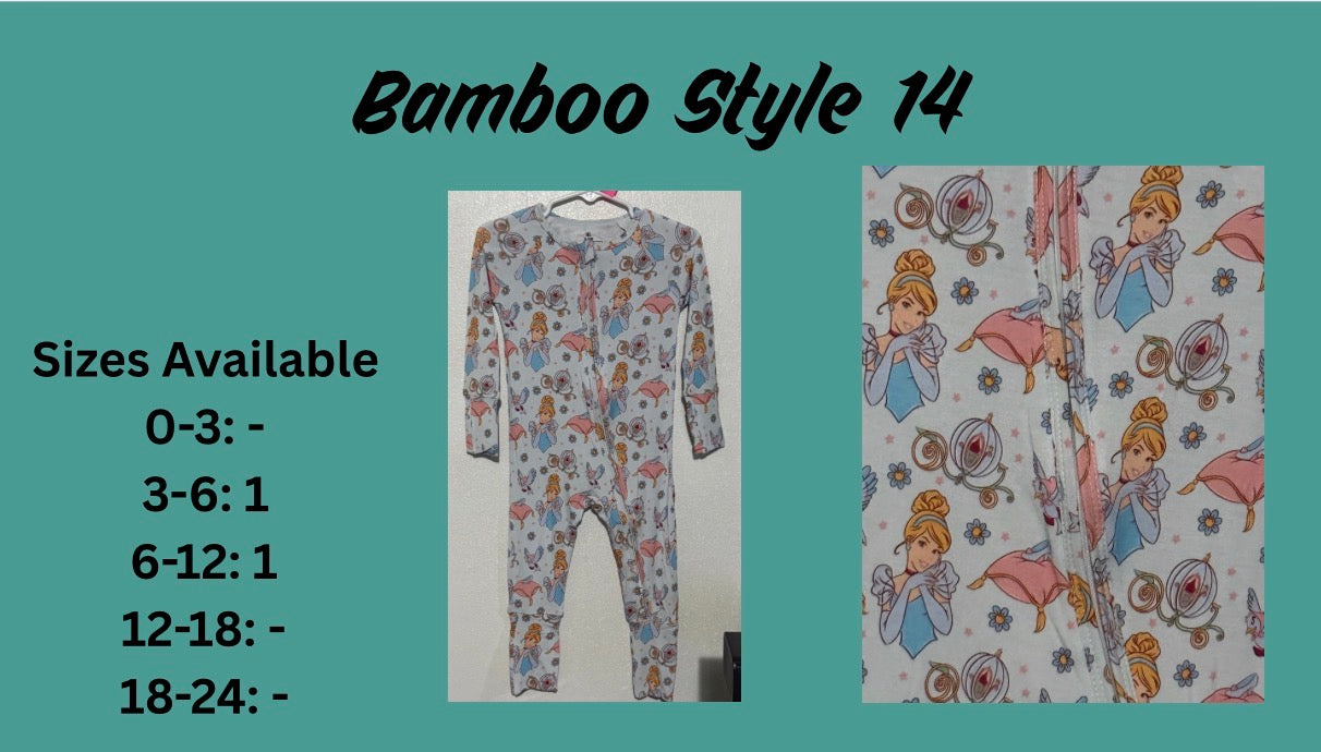 Style 12, 14, 15 Bamboo Zippy