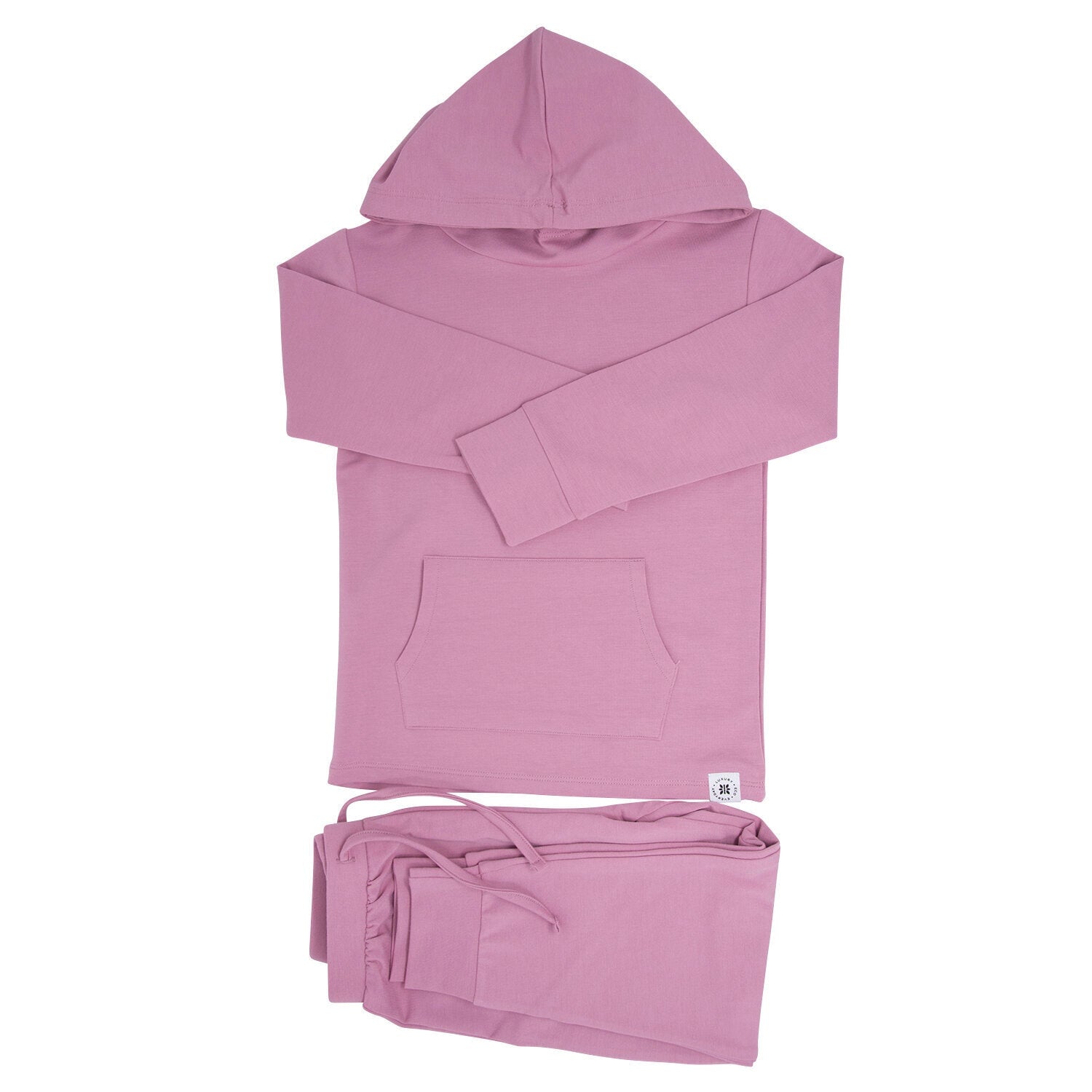 Hooded Jogger Set Lotus Pink